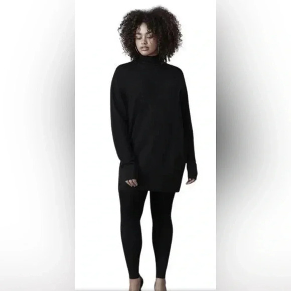 Universal Standard NWT Black Wheaton Sweater Dress Turtleneck Sz 20-22 (lg) - Picture 1 of 8
